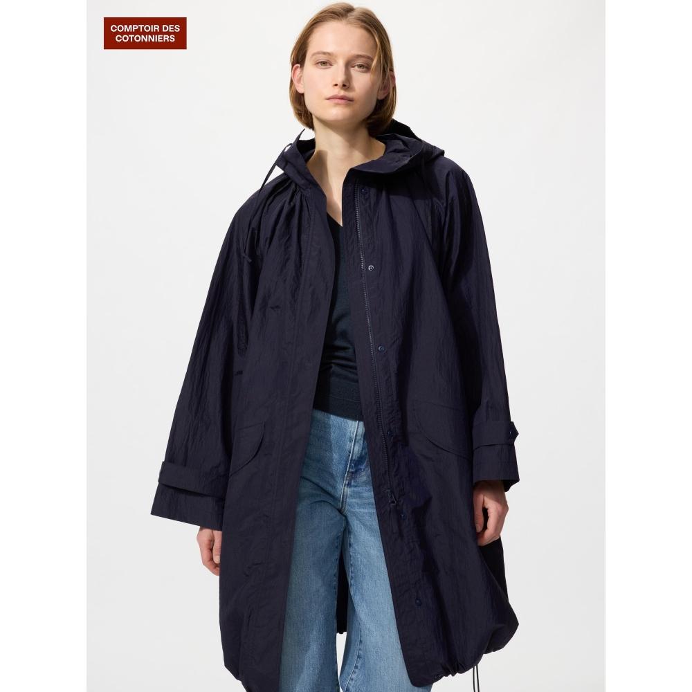 Uniqlo Японский утилитарный объемный длинный пальто