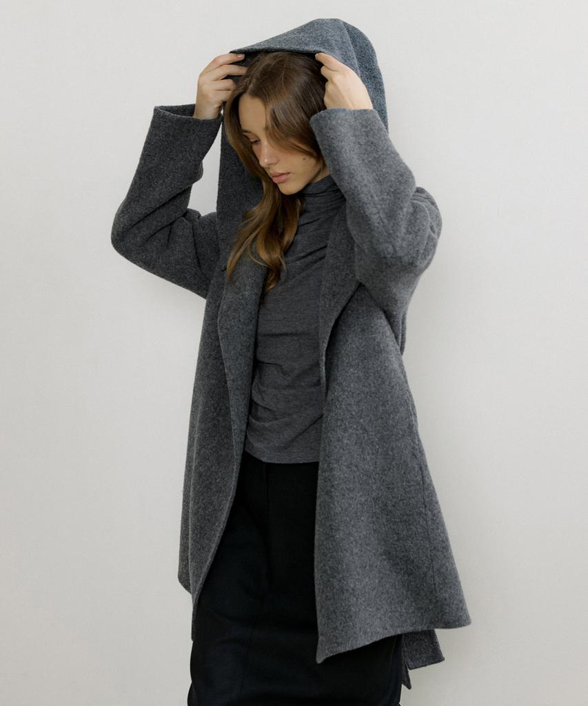 Octette Hand Made Hood Coat_3Color