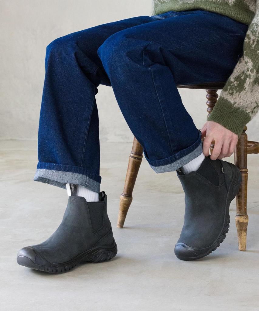 Ботинки ANCHORAGE BOOT IV WP см [KEEN] [Keen] Мужские ЧЕРНЫЙ/ЧЕРНЫЙ 27.0