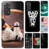 Спортивный чехол для телефона с принтом бадминтона для Xiaomi Redmi Note 15 14 14S 13 12S 12 Pro 11S 11 Plus 11T 11E 10S Мягкий чехол-накладка Redmi Нет