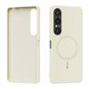 Liquid Silicone Invisible Magnetic Case For Sony Xperia 1V 1VI 1VII Baby Skin Touch Wireless Charging Soft Shockproof Case Cover