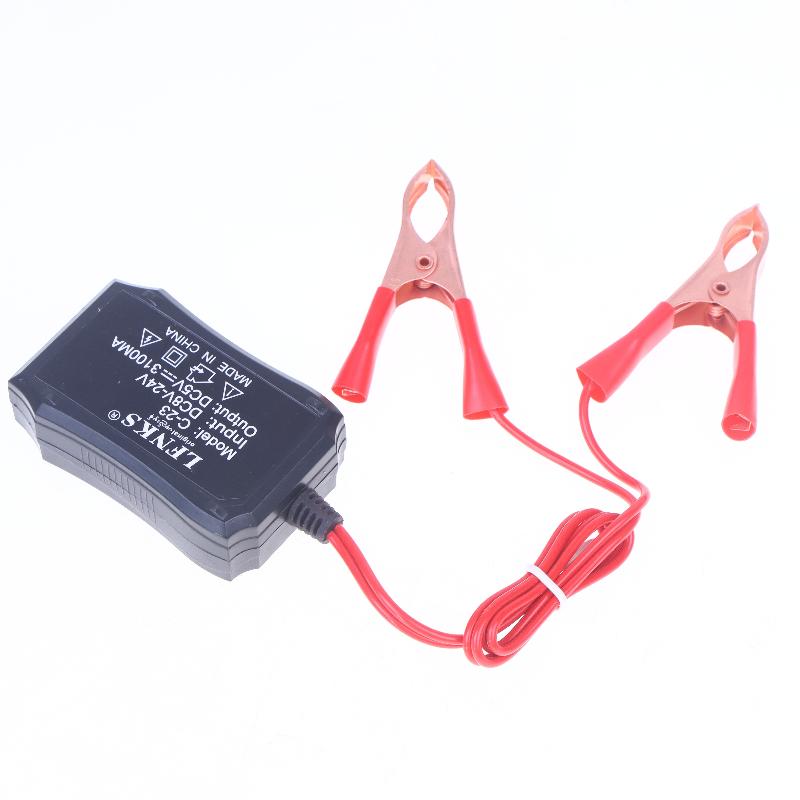 НОВИНКА 1 шт. Адаптер питания 12 В 24 В на 5 В с 3 портами USB и зажимом для аккумулятора для зарядки мобильного телефона, аварийное USB-питание, высокая эффективность