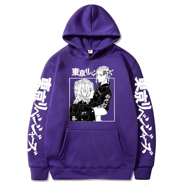 Anime Figure Tokyo Revengers Hoodies Funny Printed Sweatshirt Long Sleeve For Men Women Sportswear Hip Hop Sudadera Clothes Oversided Hoodies