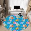 1pc Fish Pattern Chair Carpet for Office Non-Slip, Rug for Office, Room, Good Gift for Family or Friends,  yy251226157