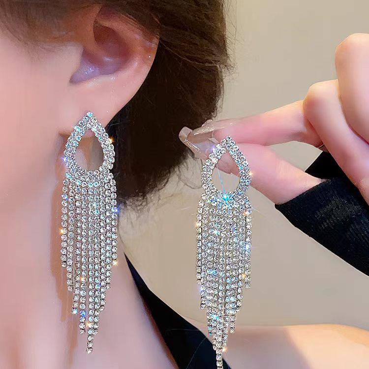 Серьги-кисточки из серебра S925 - 2025 Легкая роскошь, Высококлассный дизайн для женщин