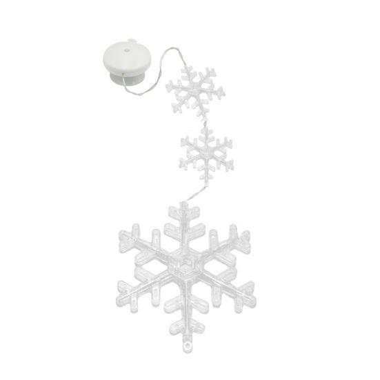 Рождественская гирлянда Свет Присоска Крючок Загорается Любовь Сердце Лось Колокольчик Снеговик Санта-Луна Звезда Форма Теплый Рождественский Праздник Украшения Окна Лампа Подвеска