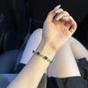 Real Gold-Plated Snake-Shaped Zircon Bracelet: Elegant, Luxurious, and Exquisite Hand Jewelry with a Niche Design.