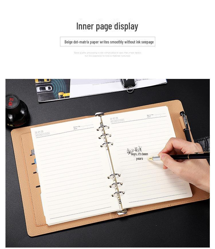 Набор из кожаных блокнотов с магнитной застежкой — с возможностью нанесения логотипа, включает блокноты формата A5 и B5 с отрывными листами в подарочной коробке