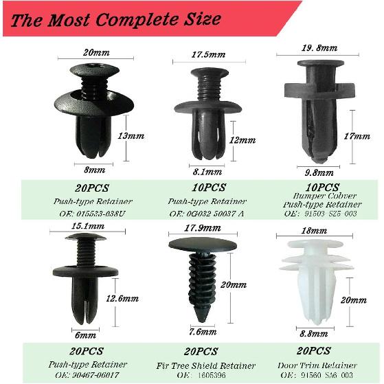 105 Pcs Auto Trim Removal Tool Kit, Plastic Pry Bar Set With Plastic Rivets For Car Door Panel, Audio Dashboard Etc. Fastener Remover Tool Kit Red