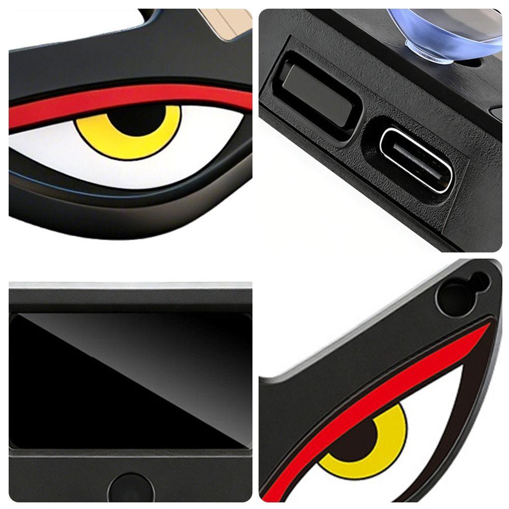 Suction Cup Solar Powered Car Neon Light Wireless Cool EYE Ambient Lights New Smart LED Lights