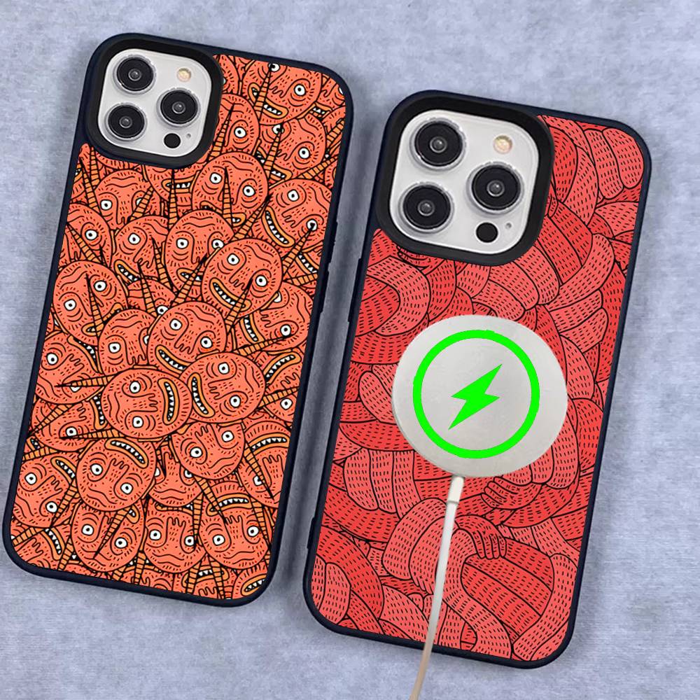 Магнитный чехол для телефона с принтом Polly Nor Для IPhone 17 Pro Max 16 15 14 Plus 13 12 11 Pro Max Для обложки Magsafe