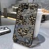 Дикий, но Милый Микс Леопарда и Сердечек Защитный Чехол Для iPhone 16E 17E 16 17 15 14 13 12 11 Pro Max Plus Air