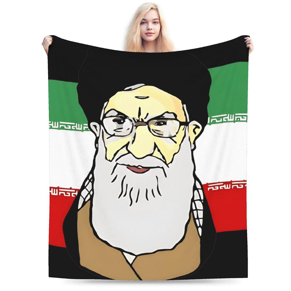 Ali Khameneis Blanket Super Warm Fashion Plush Bedding Throws For Kids Bedroom Flannel Bedspread Bed Cover