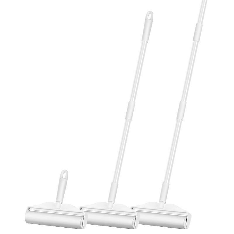 Long-Handled Lint Roller for Hair and Dust Removal on Beds and Floors