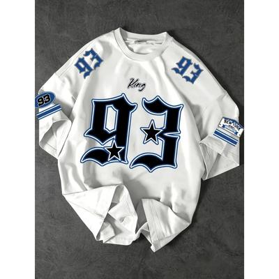 Мужская повседневная футболка с круглым воротником из полиэстера с 3D-цифровым принтом 93 узора, короткий рукав, идеальный подарок для семьи и друзей