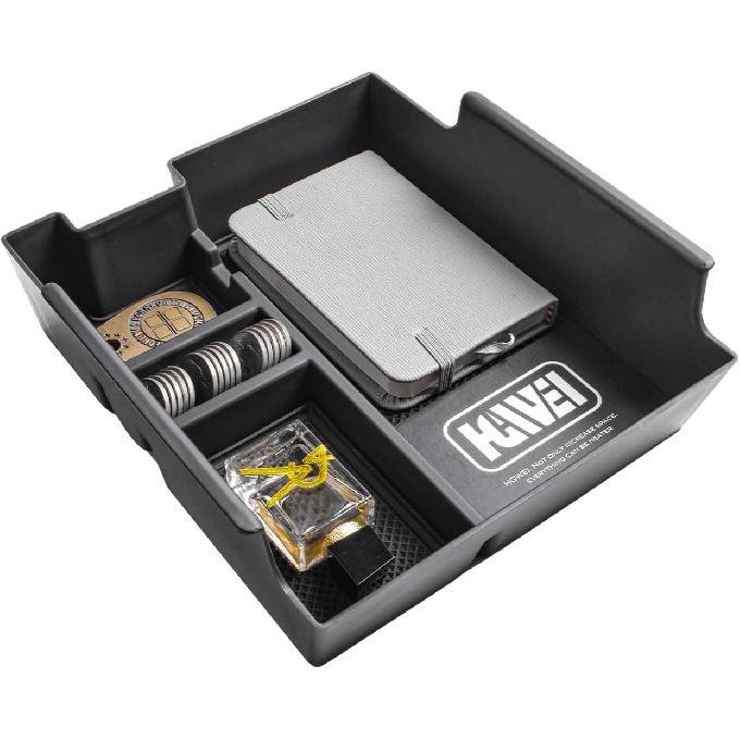 Ящик для хранения на приборной панели, совместимый с Ford Explorer 2012-2016 2017 2018 2019, аксессуары, вставной лоток, подлокотник, вспомогательный ящик для хранения, держатель для монет