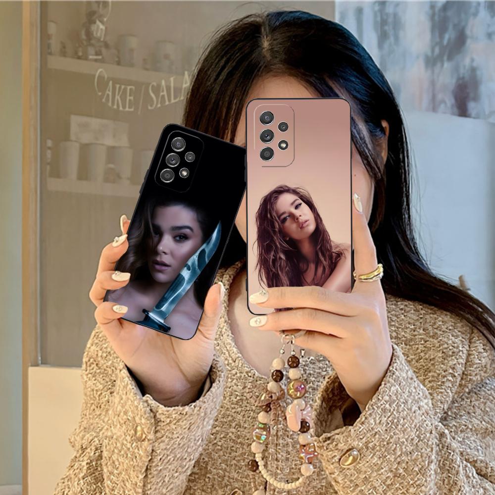 Hailee Steinfeld Матовый ТПУ Чехол для Мобильного Телефона для Samsung Galaxy M55 54 42 35 34 33 32 23 22 15 14 13 12 F55 5G Цветной Чехол