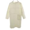 Made In Japan Long Sleeve Knee-length Dress 36 White Women Used