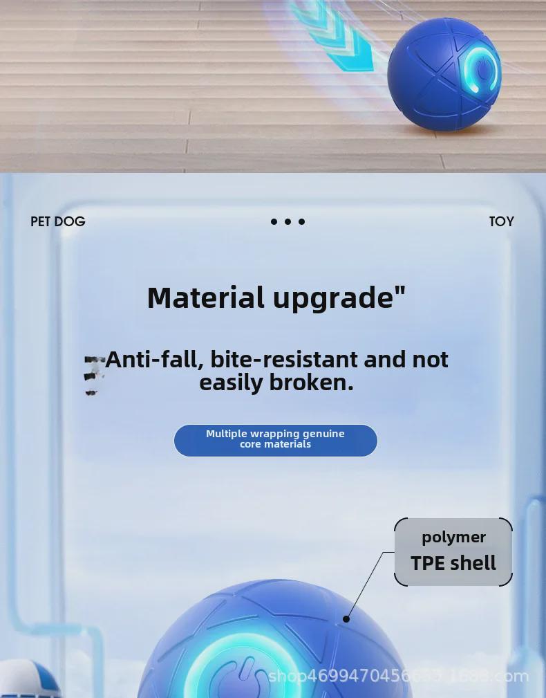 Smart Electric Rechargeable Jumping Ball Toy for Cats and Dogs