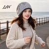 Slouchy Hat for Women Winter Hat, Retro Jacquard Star Knit Cap, Rolled Casual Outdoor Travel Edge, Warm Fashion Grunge Skiing Skating Snowboarding