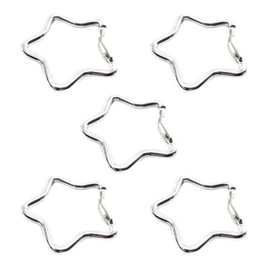 5 шт. карабин в форме пятиконечной звезды, прочный алюминиевый сплав, портативный, легкий, для кемпинга, скалолазания, подвесная пряжка