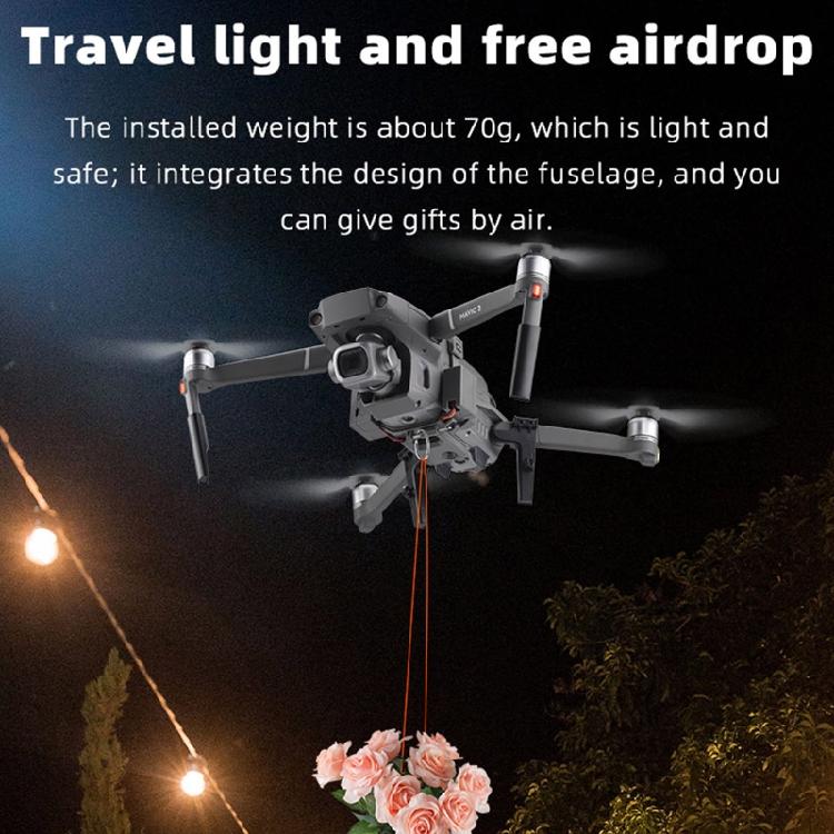 Fishing Bait Wedding Ring Gift Deliver Thrower with Landing Gear For Mavic 2 Pro