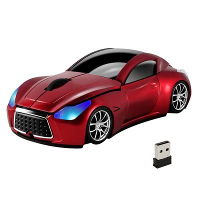 Fmlyhom Беспроводная USB Автомобильная Стильная и Крутая Компактная и с USB для Детей и Маленьких Совместимая с и Макбуками Мышь, Дизайн, Легкая, 2.4 ГГц