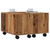 VidaXL Coffee Table Old Wood 60x60x38 Cm Engineered Wood, Side Table, Living Room Table, Side Table, End Table 856548