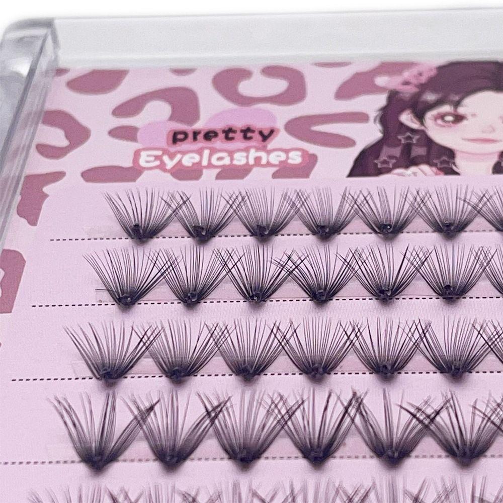 Self Adhesive Press On Lashes No Glue Needed Self Adhesive Lash Clusters  for Beginners