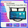 Автомобильная магнитола Android 12 для Hyundai Solaris Verna Accent 1 2010-2016, интеллектуальный экран, мультимедийный видеоплеер, навигация, GPS, 2Din, 4G, головное устройство DSP