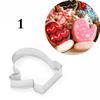 1pcs Stainless Steel 3D Christmas Cookie Cutters Cake Cookie Mold Fondant Cutter DIY Baking Tools