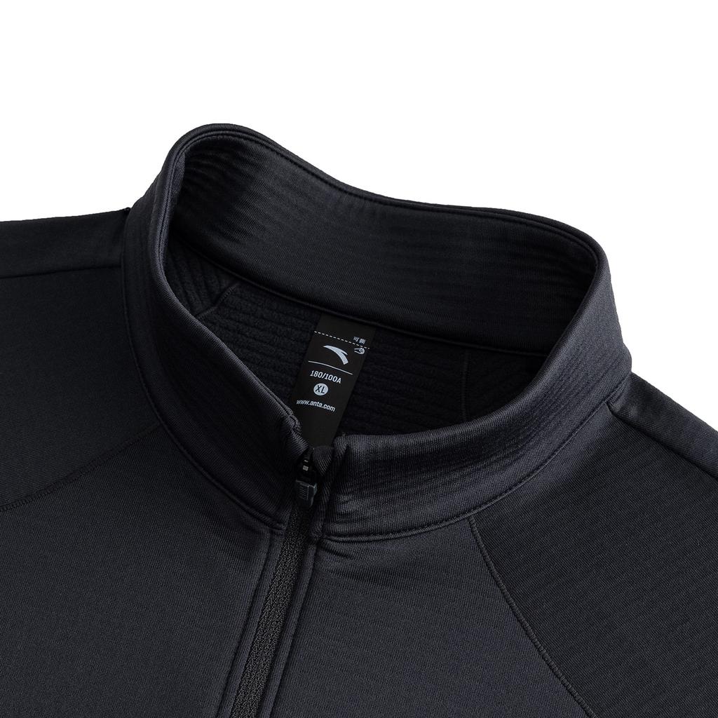 Anta Running Series 2025 Winter Long Sleeve Knitted T-Shirt Men Tops 952545402-3