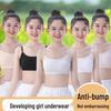 Girls' Adjustable Cotton Bandeau Bra for Middle & High School Students, Ages 12-18