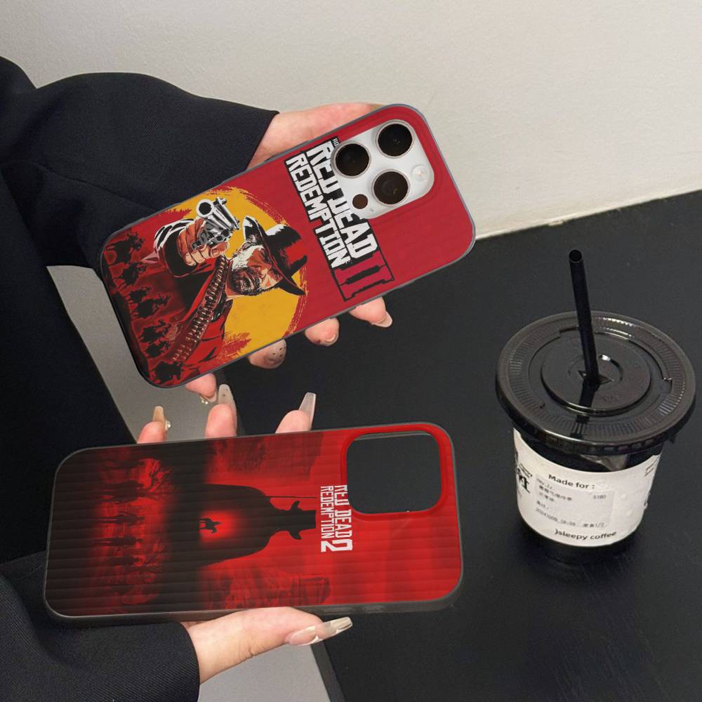 Чехол для телефона Red Dead Redemption RDR 2 для iPhone 17 16 15 11 12 13 14 Pro Max Мягкий гофрированный силиконовый чехол