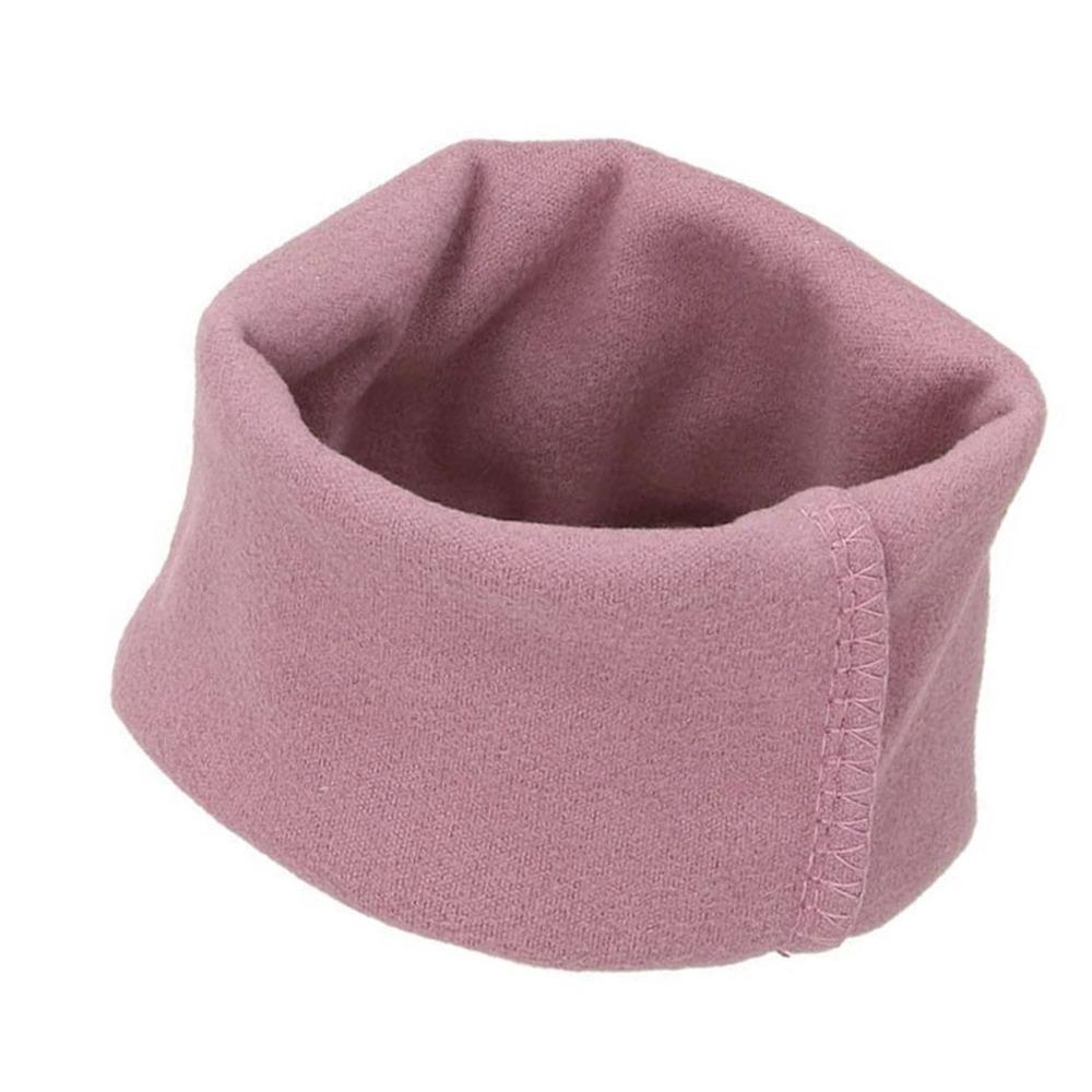 High Stretch Dog Ear Hood Solid Pink Cat Ear Wrap Flexible Cut Noise Block Earmuffs Car Travel