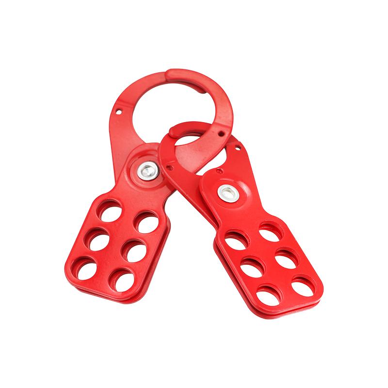 OEM/ODM 6 Hole Safety Lockout Hasp for 6pcs Safety Lockout Padlock 38mm
