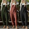Women Casual Bib Pants Jumpsuit Playsuit Romper Dungarees Overalls