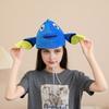 Рыбный головной убор Мультяшная шляпа на морскую тематику Уникальный костюм для выступления на вечеринку по случаю дня рождения, фестиваль, фотореквизит