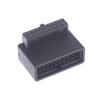 USB 3.0 20pin Male To Female Extension Adapter Angled 90 Degree for Motherboard