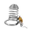 Male Stainless Steel Chastity Belt Device Bird Metal Cage Cock Lock Restraint Ring Sex Toy For Men