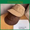 Fashion Solid Color Suede Women Casual Flat Top Hat For Fall And Winter Fashion