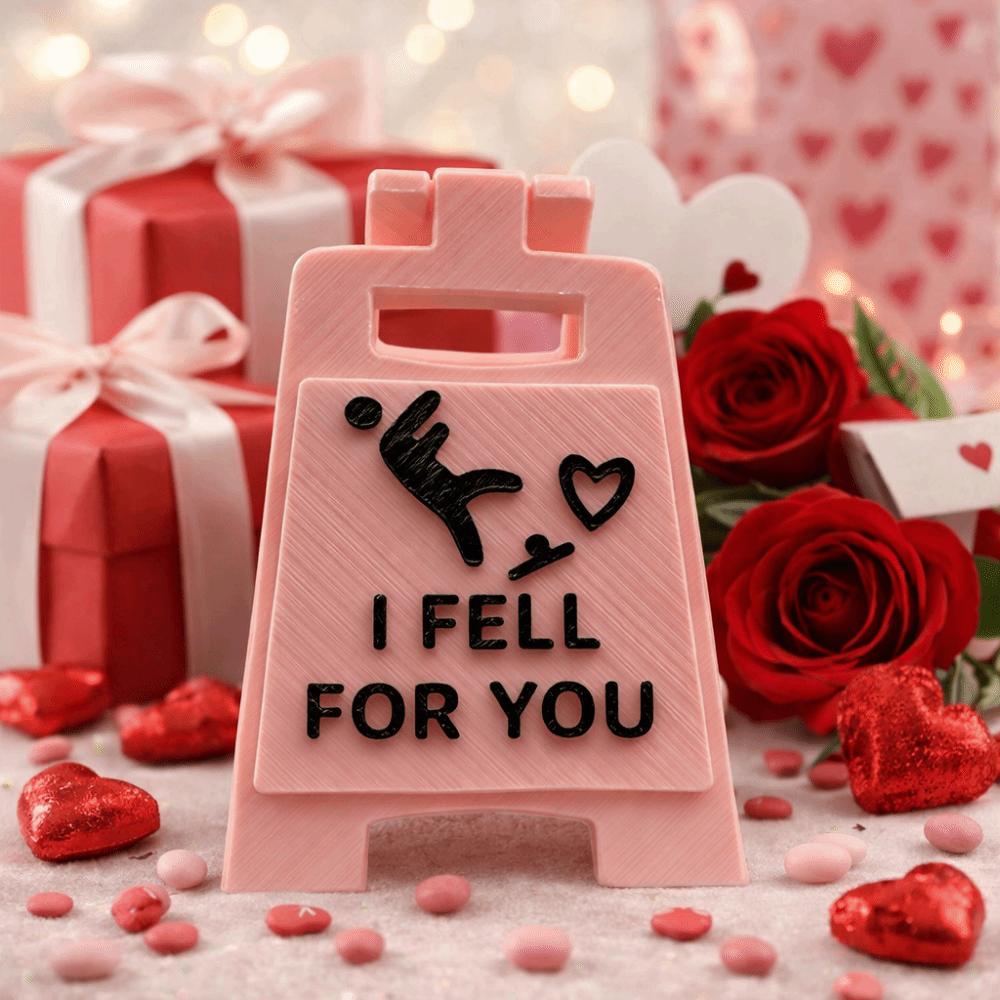 Desktop Ornament Falling In Love Signboard Mini Size Love Letter Romantic Sign Spouse Gift