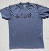 Мужская футболка PrAna Синяя Happy Camper XL Hippie Van Life BOHO Outdoor Йога Лагерь