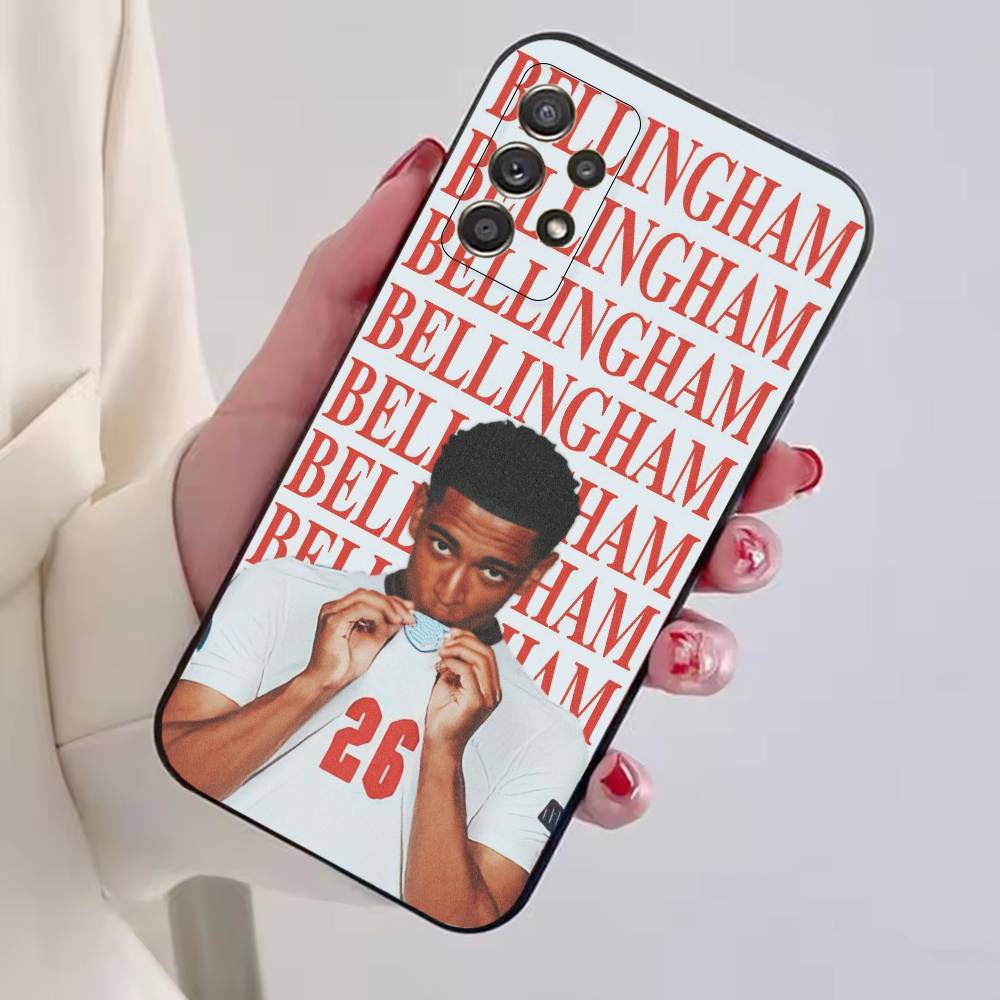 Чехол для телефона J-Jude F-Football Bellinghams для Samsung S25, S24, S21, S22, S23, S30, Ultra, S20, Plus, Fe, Lite, Note, 10, Черный чехол