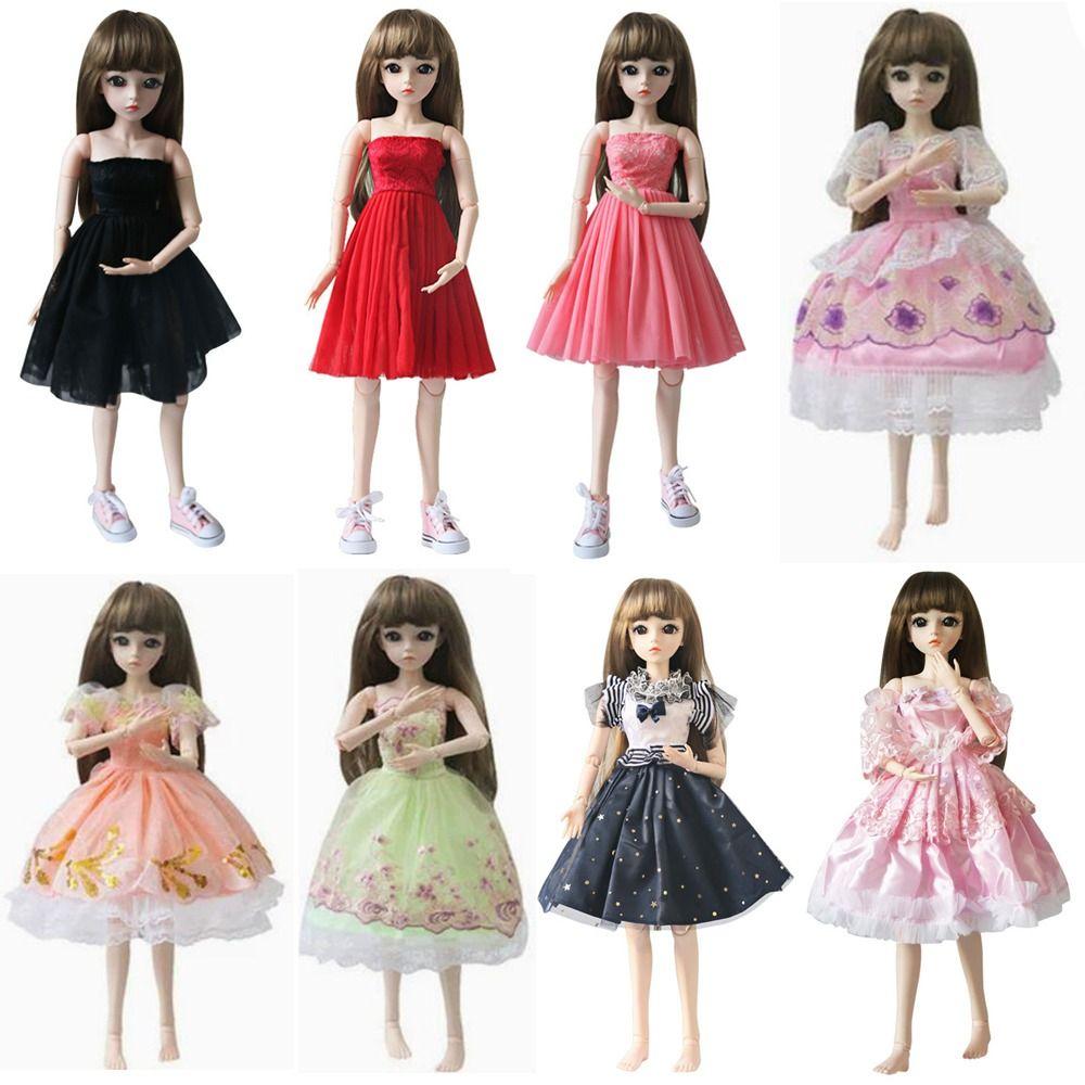 Кружевные платья ручной работы, свадебные платья, праздничная одежда для кукол 1/3 BJD 60 см