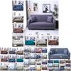 Wrinkle Resistant Solid Color Stretch Sofa Cover For Enhanced Living Room Style