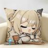 Barbara Cute Genshin Game Cushion Cover Natural Linen Organic Fabric DoubleSided Printing Room Sofa Decor Pillow Case