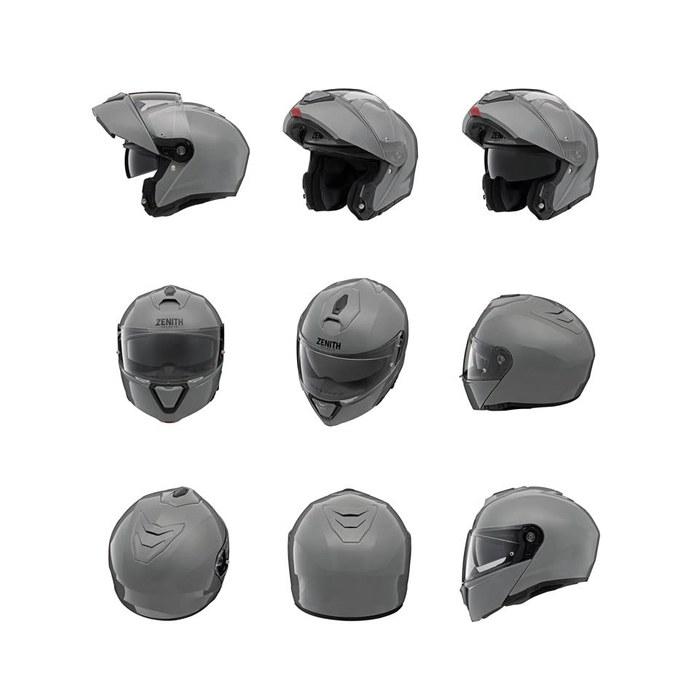 Шлем Yamaha YJ-21 ZENITH, Системный, с Визором, Полуматовый Черный, L (58-59см) 90791-2365L