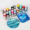 Набор красок для рисования fluid art 60 мл Набор материалов для fluid art Белый заготовка Bear Акриловая краска