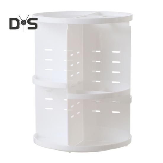 Органайзер для косметики, ящик для хранения, большая вместимость, многоцелевой, прозрачный, вращающийся на 360 градусов, органайзер для косметики, косметический дисплей